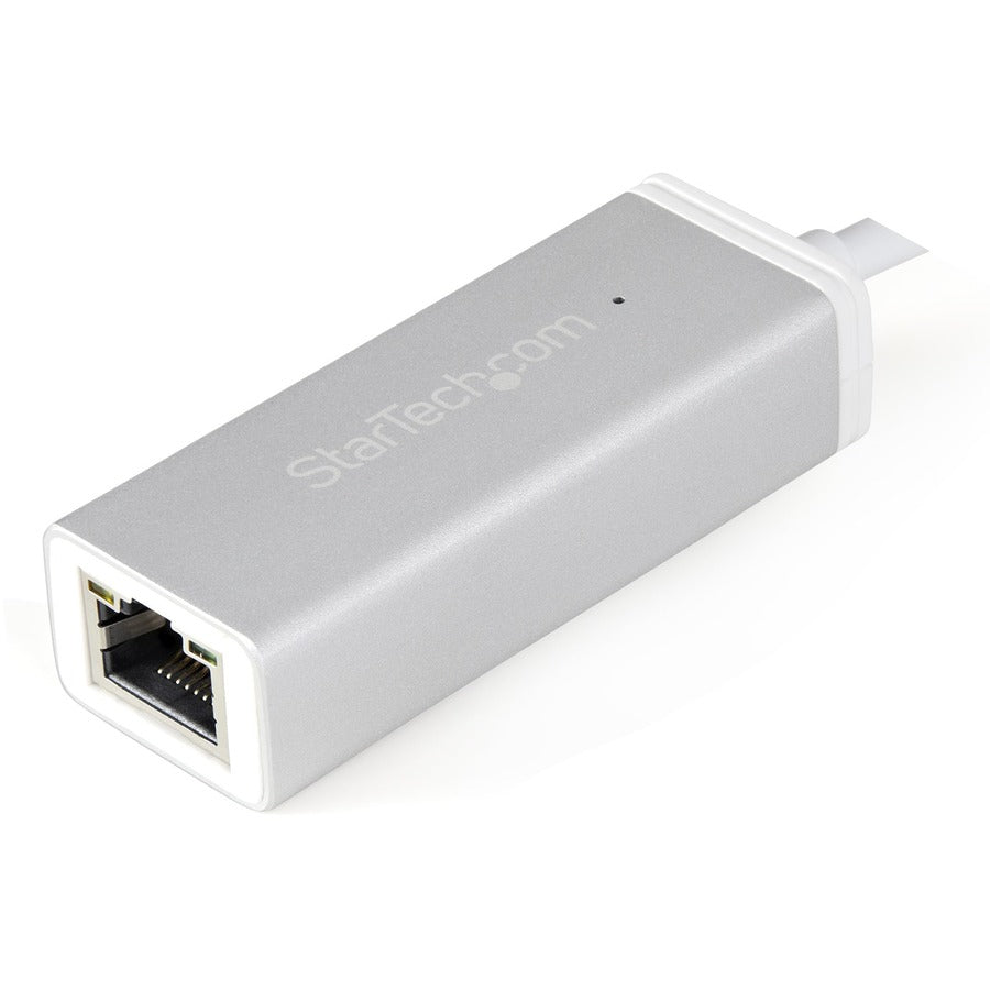 StarTech.com USB-C to Gigabit Ethernet Adapter Aluminum Thunderbolt Port Compatible USB Type Network Adapter US1GC30A