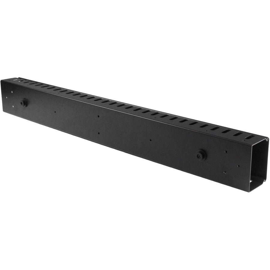 StarTech.com Vertical Cable Organizer with Finger Ducts - Vertical Cable Management Panel - Rack-Mount Cable Raceway - 0U - 6 ft. CMVER40UF