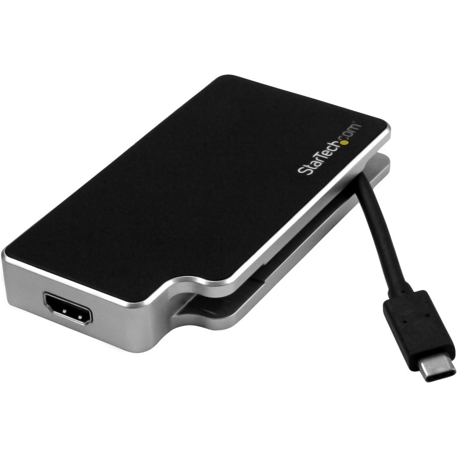 StarTech.com Adaptateur multiport USB C - UHD 4K - USB C vers VGA / DVI / HDMI - Adaptateur USB C CDPVGDVHDB