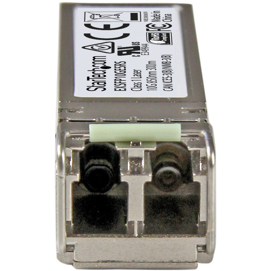 StarTech.com Module SFP+ compatible Juniper EX-SFP-10GE-SR - 10GBASE-SR - Émetteur-récepteur optique MMF fibre multimode 10GE SFP+ 10GbE - 300 m DDM EXSFP10GESRS
