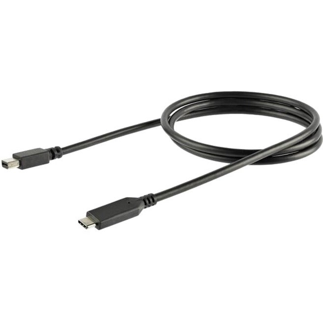StarTech.com Câble USB-C vers Mini DisplayPort 1 m - Câble USB C vers mDP - 4K 60 Hz - Noir CDP2MDPMM1MB