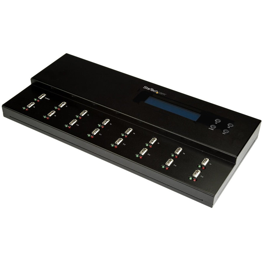 Star Tech.com 1:15 Standalone USB Duplicator and Eraser - for USB Flash Drives - Flash Drive Duplicator - USB Copier - USB Thumb Drive Duplicator USBDUPE115