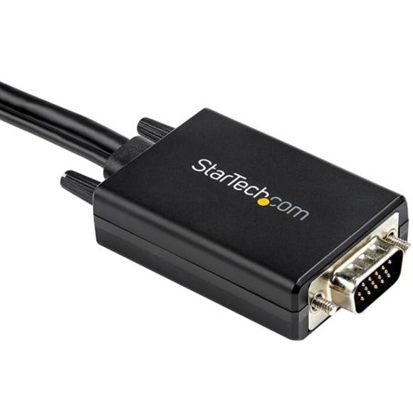 StarTech.com Câble convertisseur VGA vers HDMI de 3 m avec prise en charge audio USB - Câble adaptateur vidéo analogique vers numérique 1080p - VGA mâle vers HDMI mâle VGA2HDMM3M