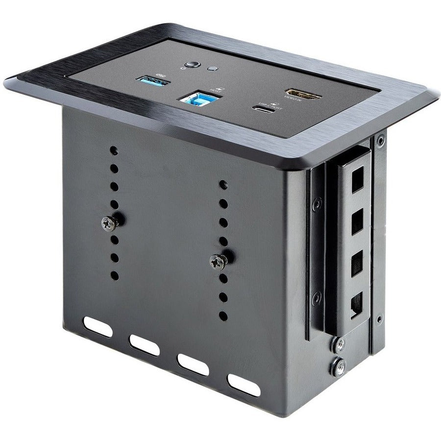 StarTech.com Station d'accueil pour salle de conférence, station d'accueil universelle pour ordinateur portable, HDMI/60 W PD/USB Hub/GbE/audio, connectivité Huddle/salle de réunion KITBZDOCK