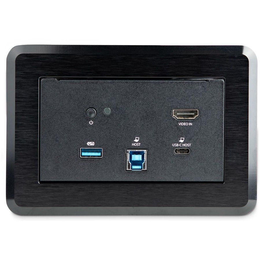 StarTech.com Station d'accueil pour salle de conférence, station d'accueil universelle pour ordinateur portable, HDMI/60 W PD/USB Hub/GbE/audio, connectivité Huddle/salle de réunion KITBZDOCK