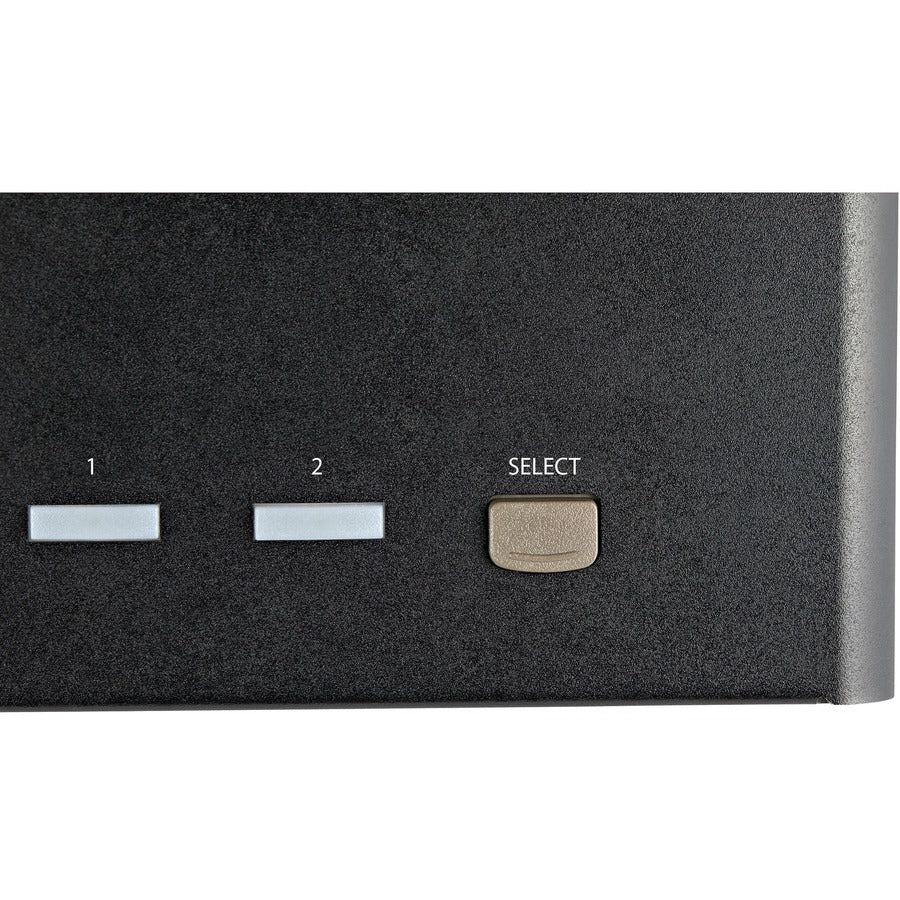 StarTech.com Commutateur KVM DisplayPort 2 ports pour quatre moniteurs 4K 60 Hz UHD HDR, commutateur KVM DP 1.2, hub USB 3.0 2 ports, 4 ports USB HID, audio, raccourci clavier SV231QDPU34K