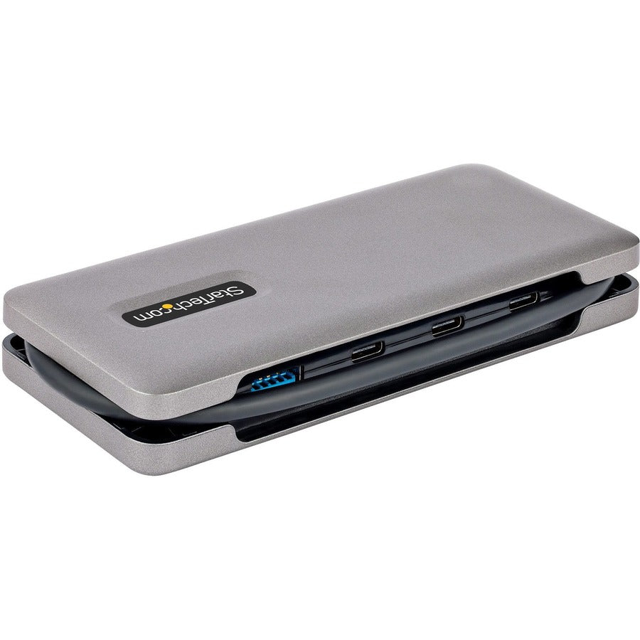 Startech 4-Port USB-C Hub, USB-A | USB-C Ports, USB 3.1 10Gbps, Bus Powered, 9.8in (25cm) Cable, Portable USB-C to USB-A Expansion Hub HB31CM1A3CB