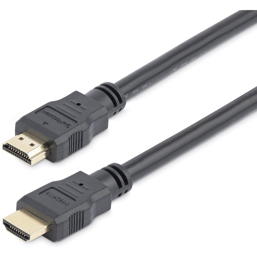 Startech 6ft HDMI Cable, 10 Pack, 4K High Speed HDMI Cable with Ethernet, Ultra HD 4K 30Hz Video, Black HDMI 1.4 Monitor Cord HDMM610PK