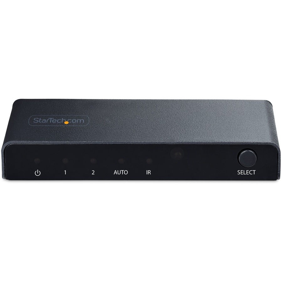 StarTech.com Commutateur HDMI 8K 2 ports, commutateur HDMI 2.1 4K 120 Hz/8K 60 Hz UHD, HDR10+, commutateur HDMI 2 entrées 1 sortie, commutation de source automatique/manuelle 2PORT-HDMI-SWITCH-8K
