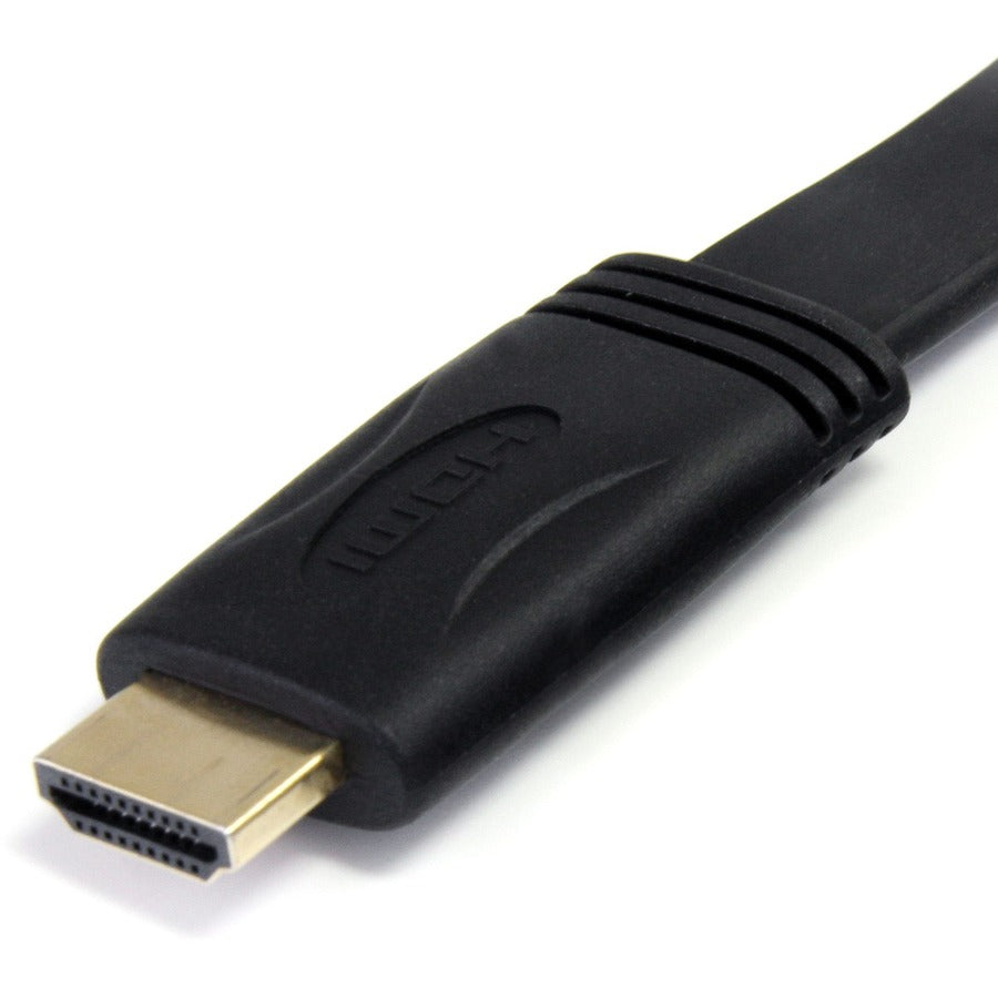 StarTech.com Câble HDMI plat haute vitesse de 25 pieds avec Ethernet - Câble HDMI Ultra HD 4k x 2k - HDMI vers HDMI M/M HDMIMM25FL