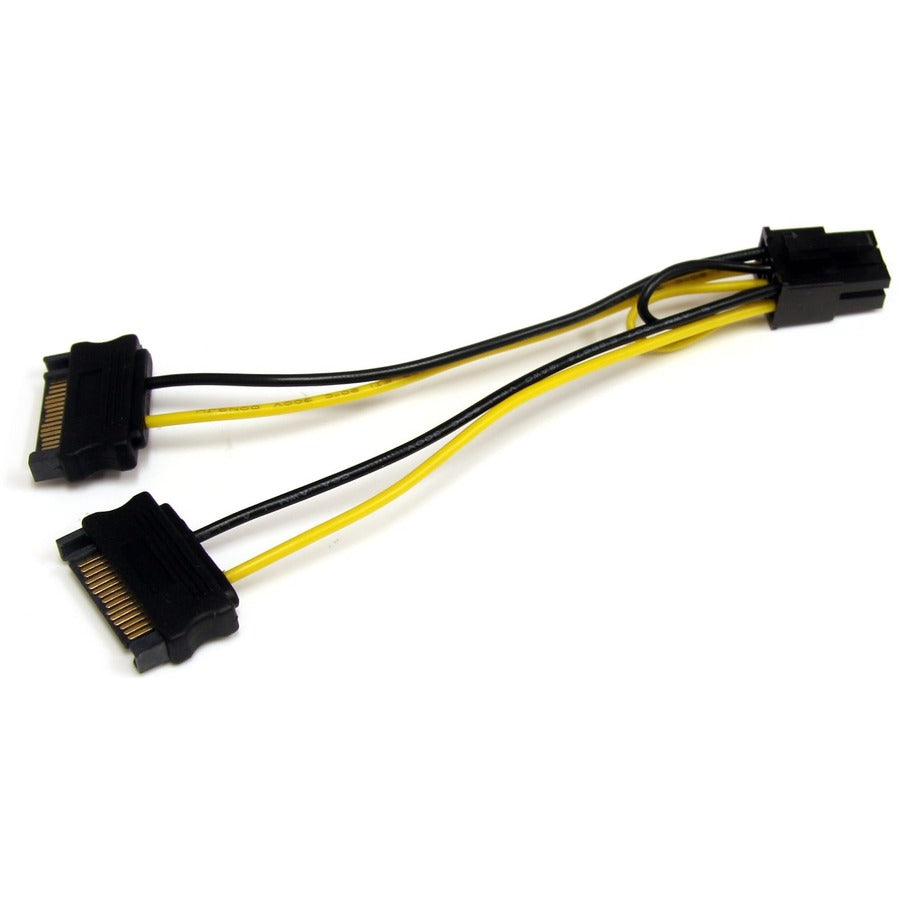 Star Tech.com 6in SATA Power to 6 Pin PCI Express Video Card Power Cable Adapter SATPCIEXADAP