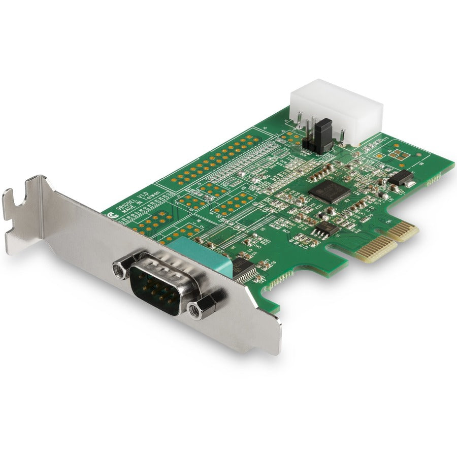 StarTech.com Carte adaptateur série PCI Express RS232 1 port – Carte contrôleur PCIe série DB9 16950 UART – Profil bas – Windows/Linux PEX1S953LP