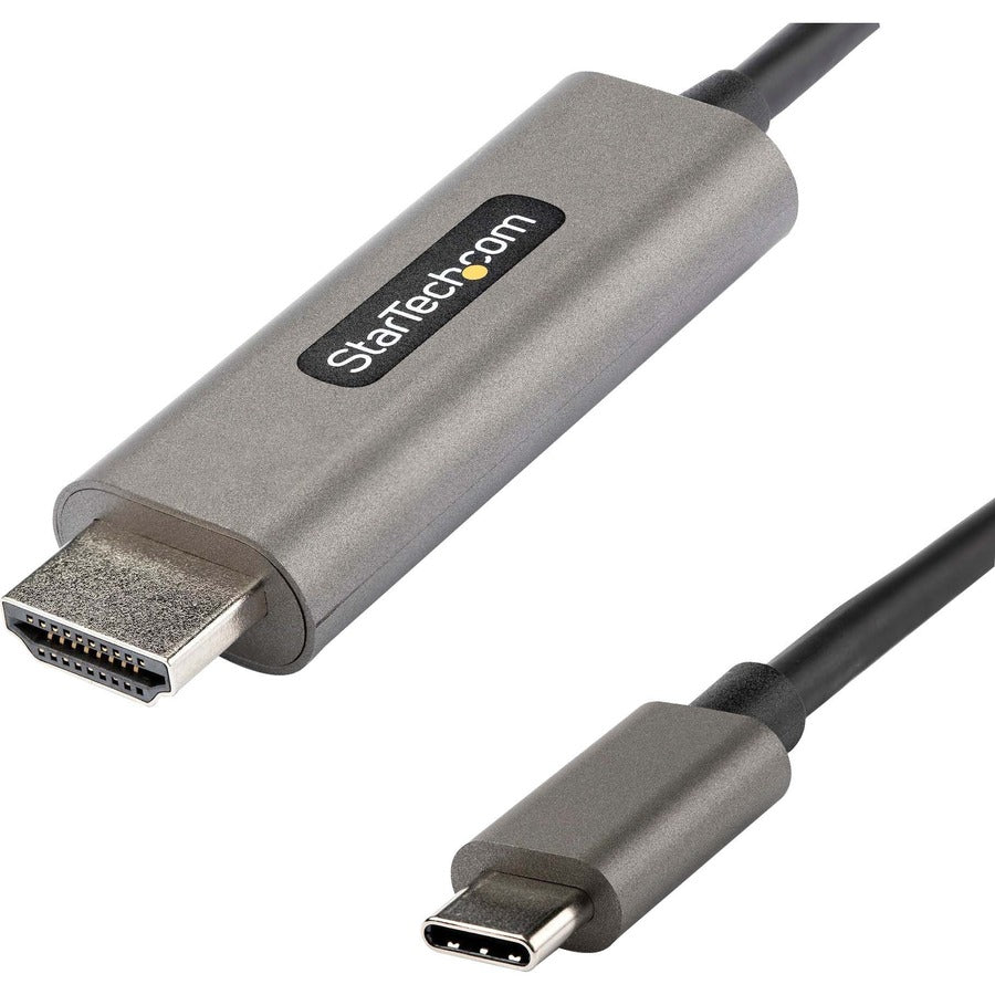 StarTech.com Câble USB C vers HDMI de 4 m 4K 60 Hz avec HDR10, câble adaptateur vidéo Ultra HD USB Type-C vers HDMI 2.0b, DP 1.4 Alt Mode HBR3 CDP2HDMM4MH