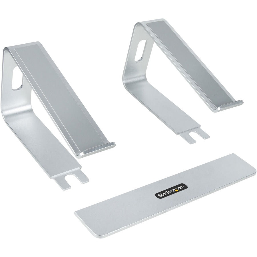 Support pour ordinateur portable pour bureau, prend en charge 5 kg / 11 lb, aluminium, argent, support ergonomique pour ordinateur portable, support pour ordinateur portable pour bureau LAPTOP-STAND-SILVER