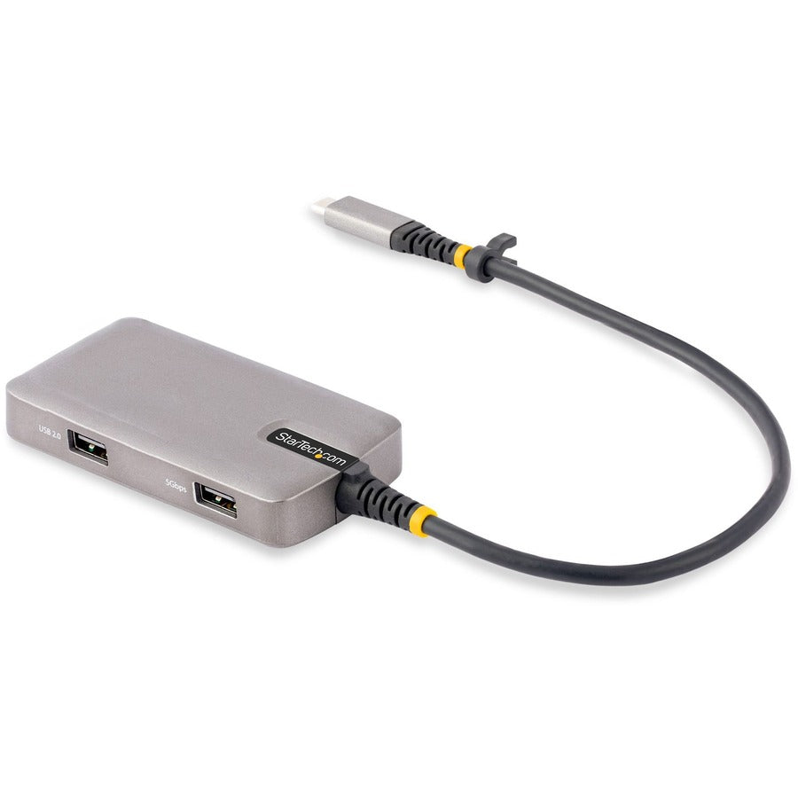 StarTech.com Adaptateur multiport USB-C, HDMI 4K 60 Hz, hub USB 3 ports, alimentation 100 W Pass-Through, certifié fonctionne avec Chromebook 104B-USBC-MULTIPORT