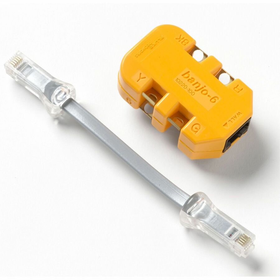 Fluke Networks 6-Wire In-Line Modular Adapter with K-Plug 10220101