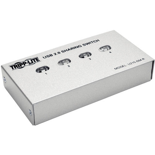 Tripp Lite 4-Port USB 2.0 Printer Sharing Switch U215-004-R