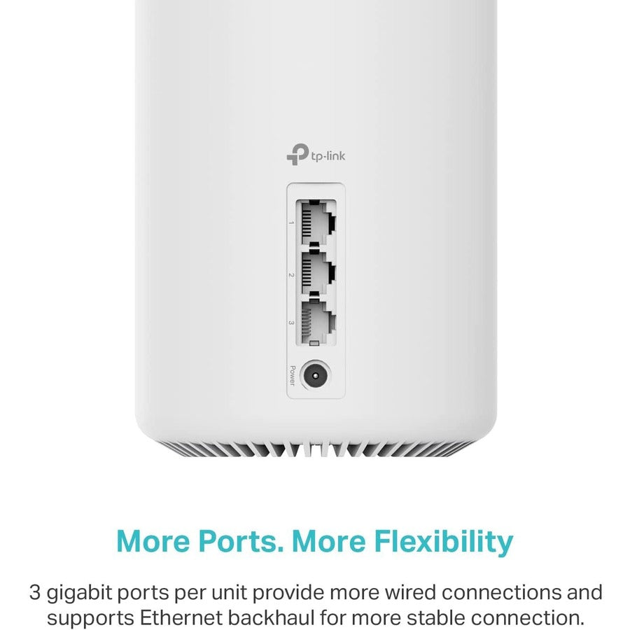 TP-Link Deco XE75 Wi-Fi 6E IEEE 802.11ax Ethernet Wireless Router DECO XE75(3-PACK)