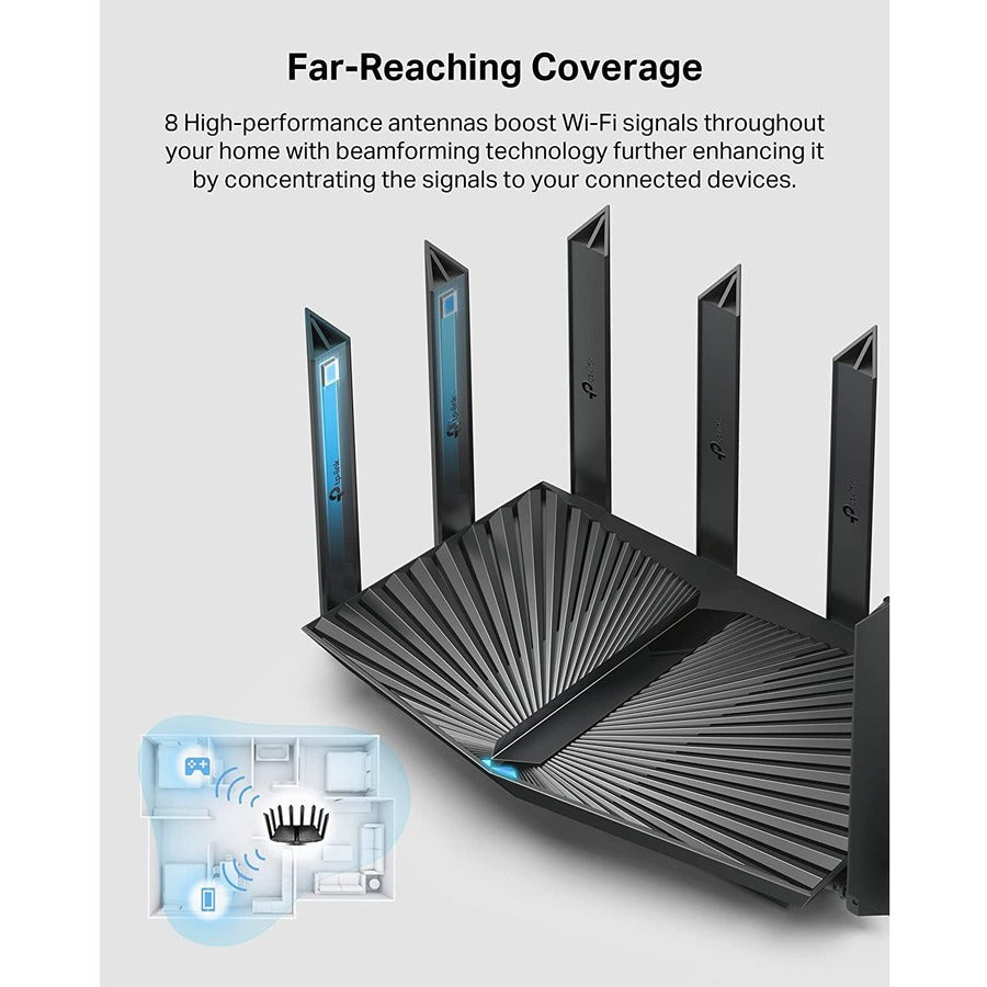 TP-Link Archer AX80 Wi-Fi 6 IEEE 802.11ax Ethernet Wireless Router ARCHER AX80