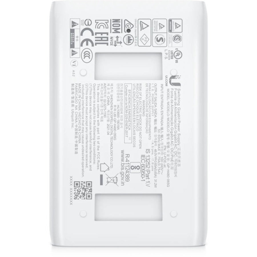 Ubiquiti 30W POE Injector U-POE-AT