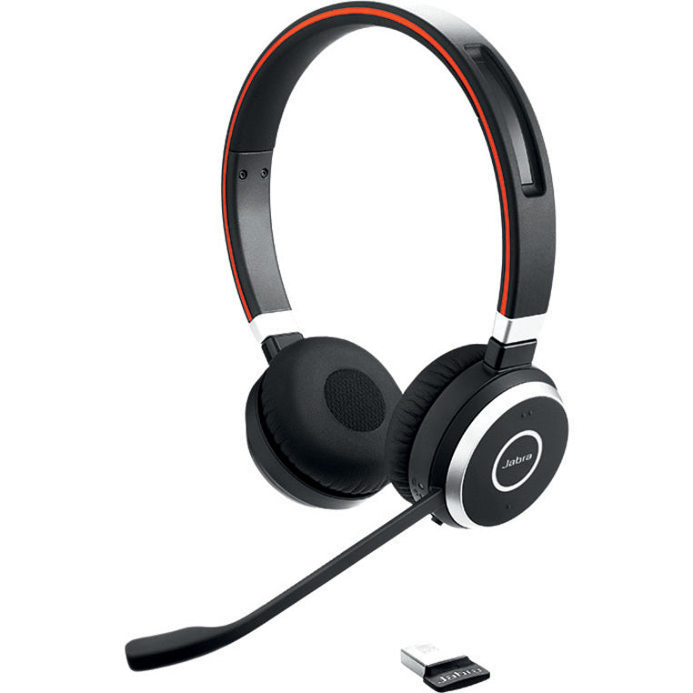 Jabra Evolve 65+ MS Stereo Headset with Charging Stand 6599-823-399