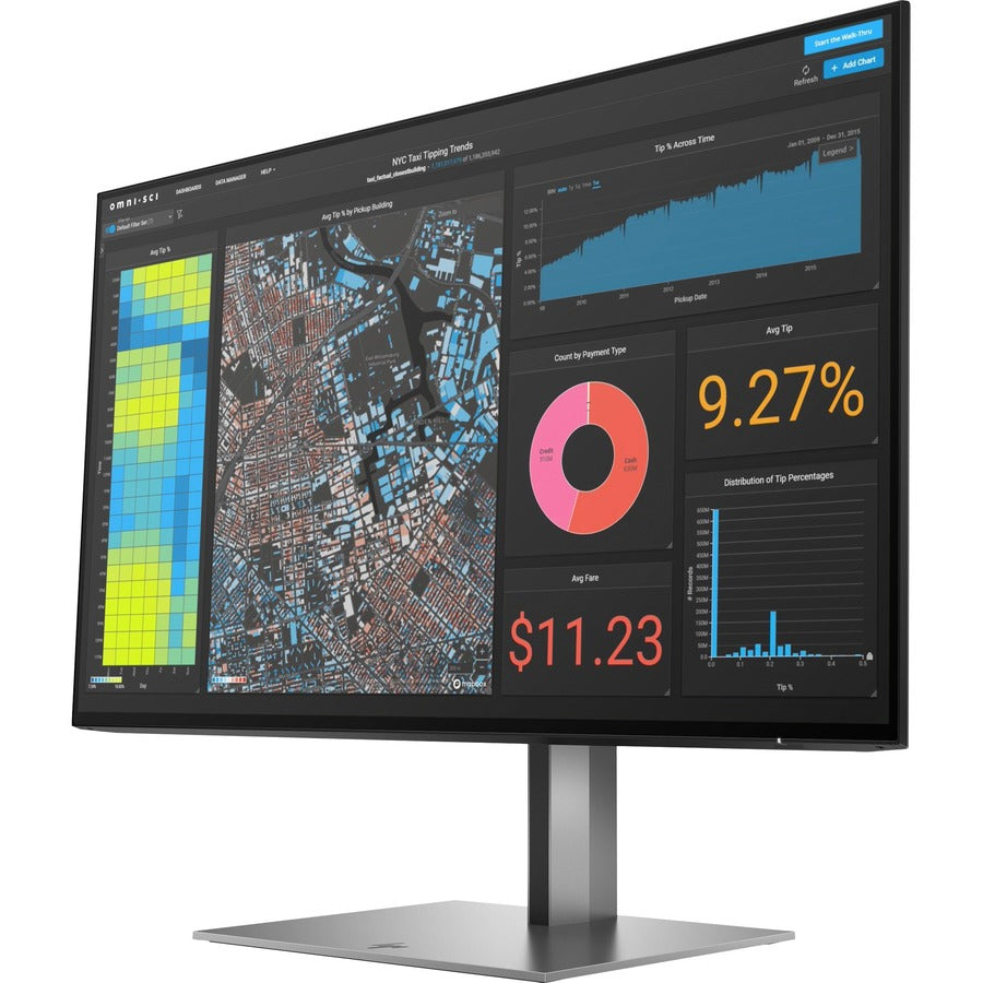 Moniteur LCD HP Z24f G3 23,8" Full HD - 16:9 - Argent 3G828AA#ABA