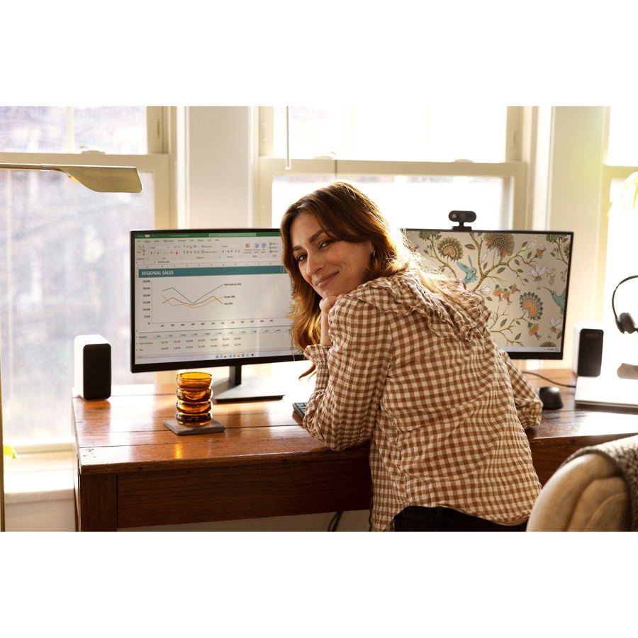 Moniteur LCD LED HP P24 G5 23,8" Full HD Edge - 16:9 - Noir 64X66AA#ABA