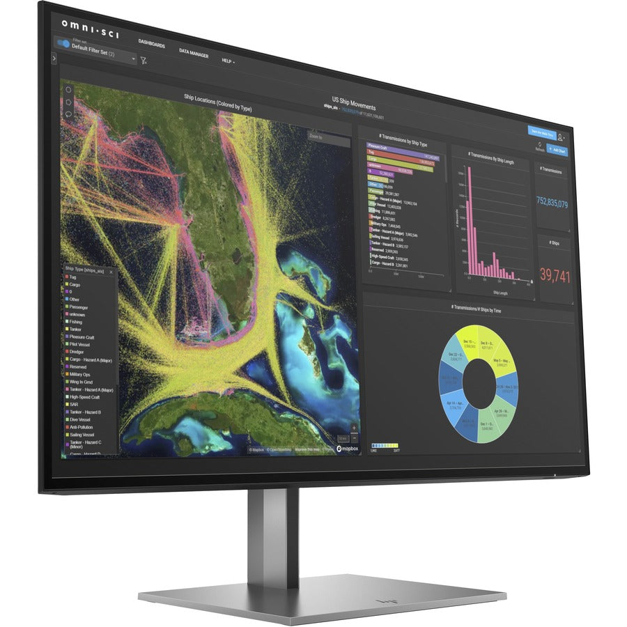 HP Z27k G3 27" 4K UHD LCD Monitor - 16:9 - Black 1B9T0AA#ABA