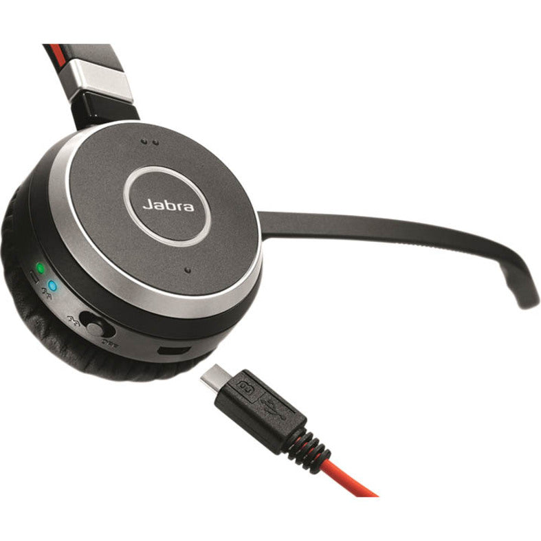 Jabra Evolve Evolve 65+ UC Stereo Headset with Charging Stand 6599-823-499