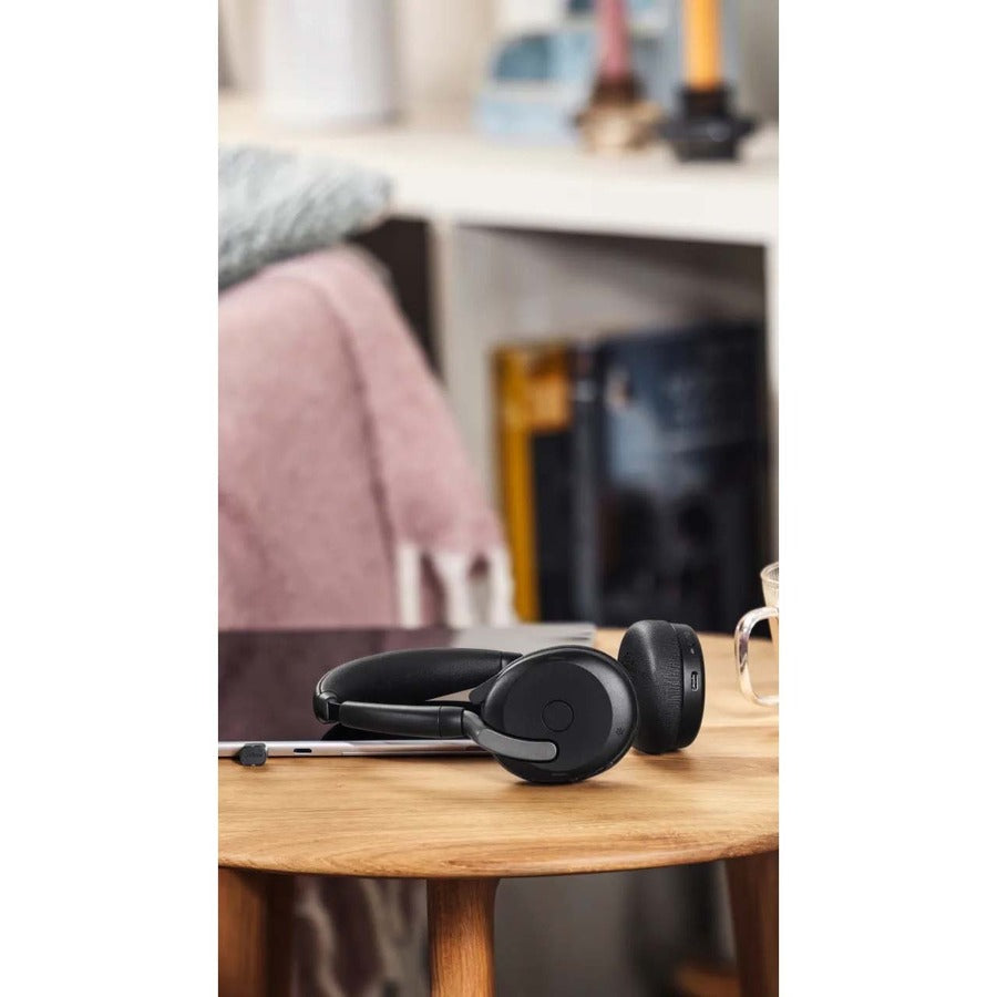 Jabra Evolve2 65 Flex UC Stereo USB-A Headset with Charging Pad 26699-989-989-01