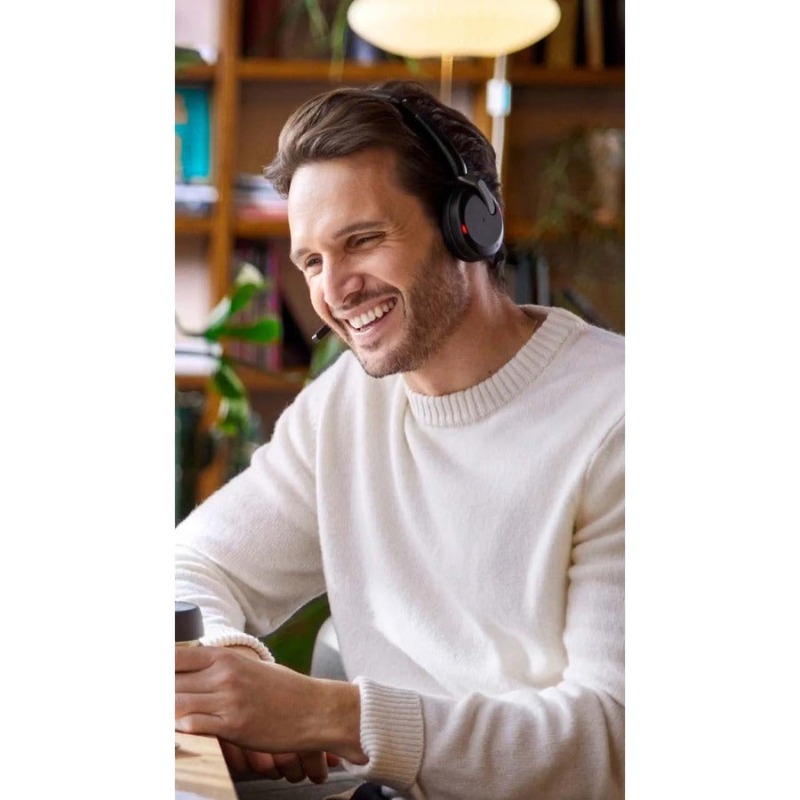 Jabra Evolve2 65 Flex UC Stereo USB-A Headset with Charging Pad 26699-989-989-01
