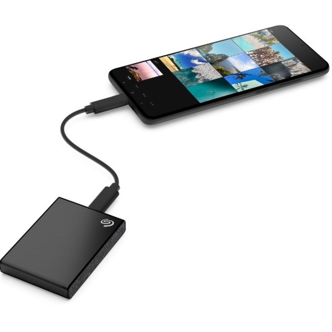 Seagate One Touch STKG500401 500 GB Solid State Drive - External - Silver STKG500401