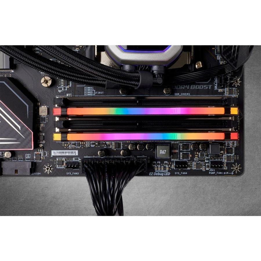 Kit de module de mémoire SDRAM DDR4 Corsair VENGEANCE RGB PRO 32 Go CMW32GX4M2D3600C18