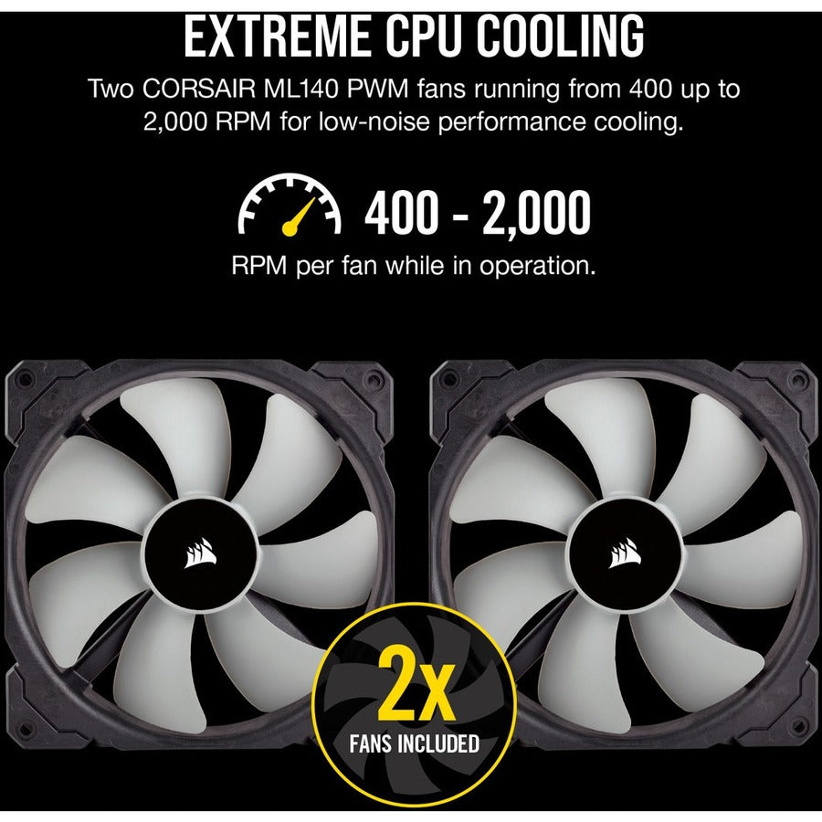 Corsair iCUE H115i RGB PRO XT Refroidisseur de processeur liquide CW-9060044-WW