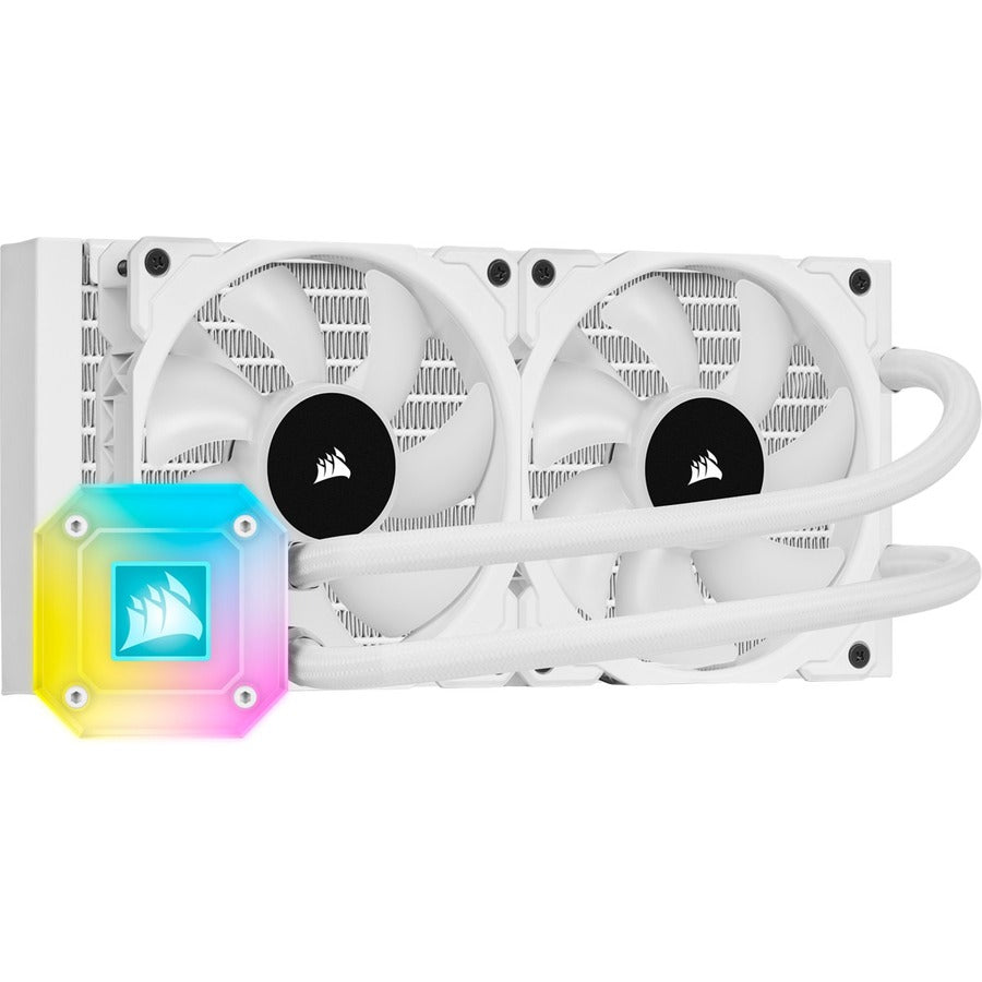 Refroidisseur liquide pour processeur Corsair iCUE H100i ELITE CAPELLIX - Blanc CW-9060050-WW