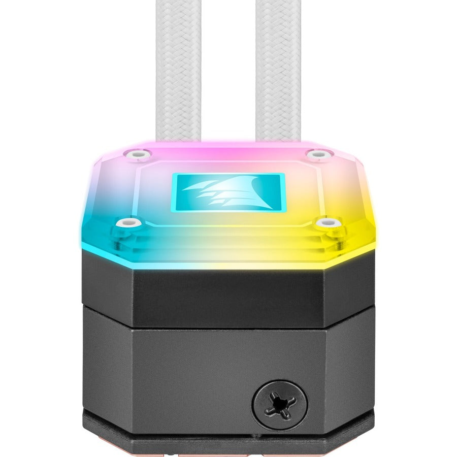 Refroidisseur liquide pour processeur Corsair iCUE H100i ELITE CAPELLIX - Blanc CW-9060050-WW