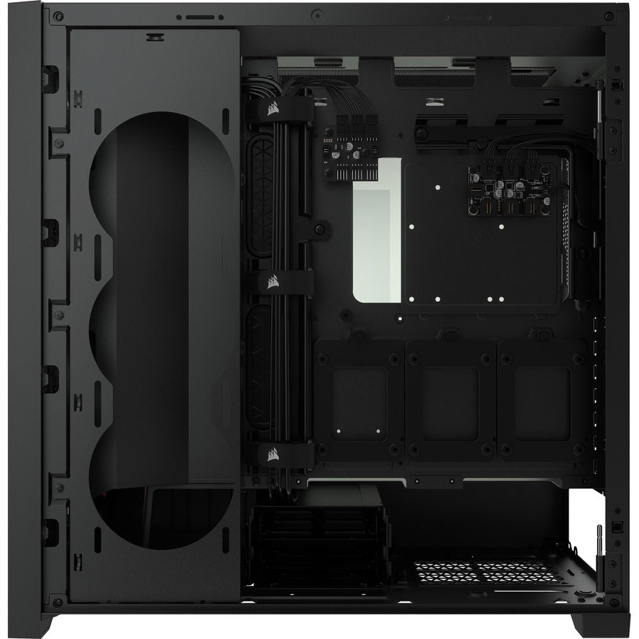Boîtier intelligent pour PC ATX moyenne tour Corsair iCUE 5000X RGB en verre trempé - Noir CC-9011212-WW