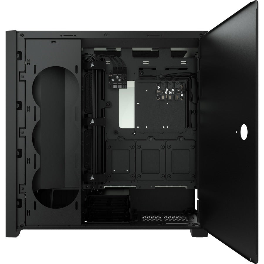 Boîtier intelligent pour PC ATX moyenne tour Corsair iCUE 5000X RGB en verre trempé - Noir CC-9011212-WW