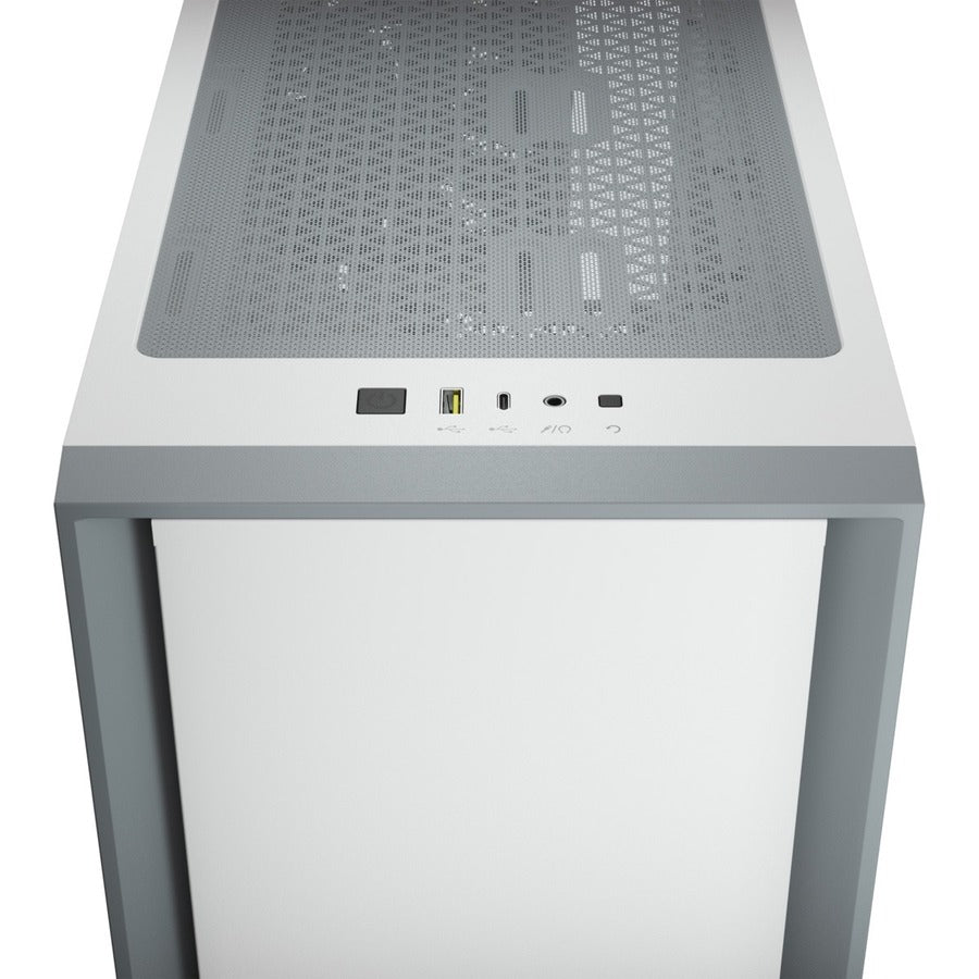 Corsair 4000D Tempered Glass Mid-Tower ATX Case - White CC-9011199-WW