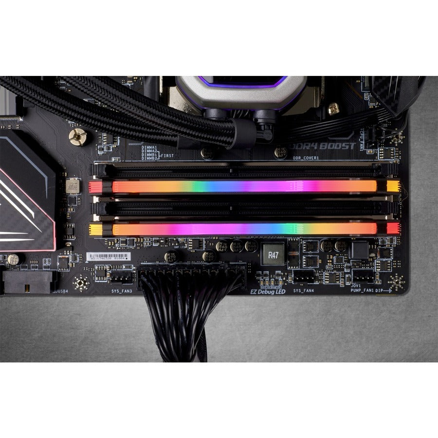 Kit de mémoire SDRAM DDR4 Corsair Vengeance RGB Pro 16 Go (2 x 8 Go) CMW16GX4M2Z3600C18