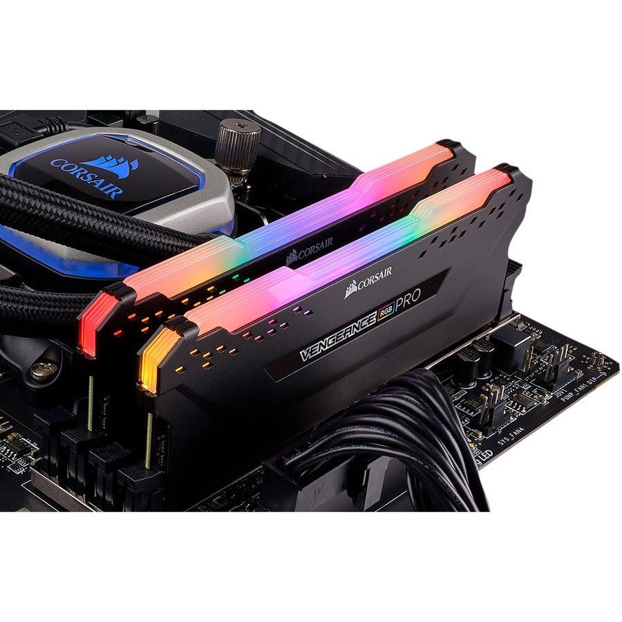 Kit de mémoire SDRAM DDR4 Corsair Vengeance RGB Pro 16 Go (2 x 8 Go) CMW16GX4M2Z3600C18