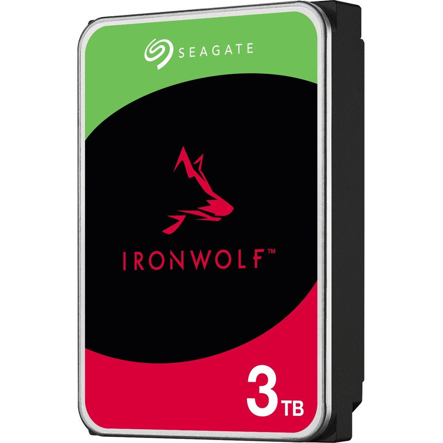 Seagate IronWolf ST3000VN006 3 TB Hard Drive - 3.5" Internal - SATA (SATA/600) - Conventional Magnetic Recording (CMR) Method ST3000VN006