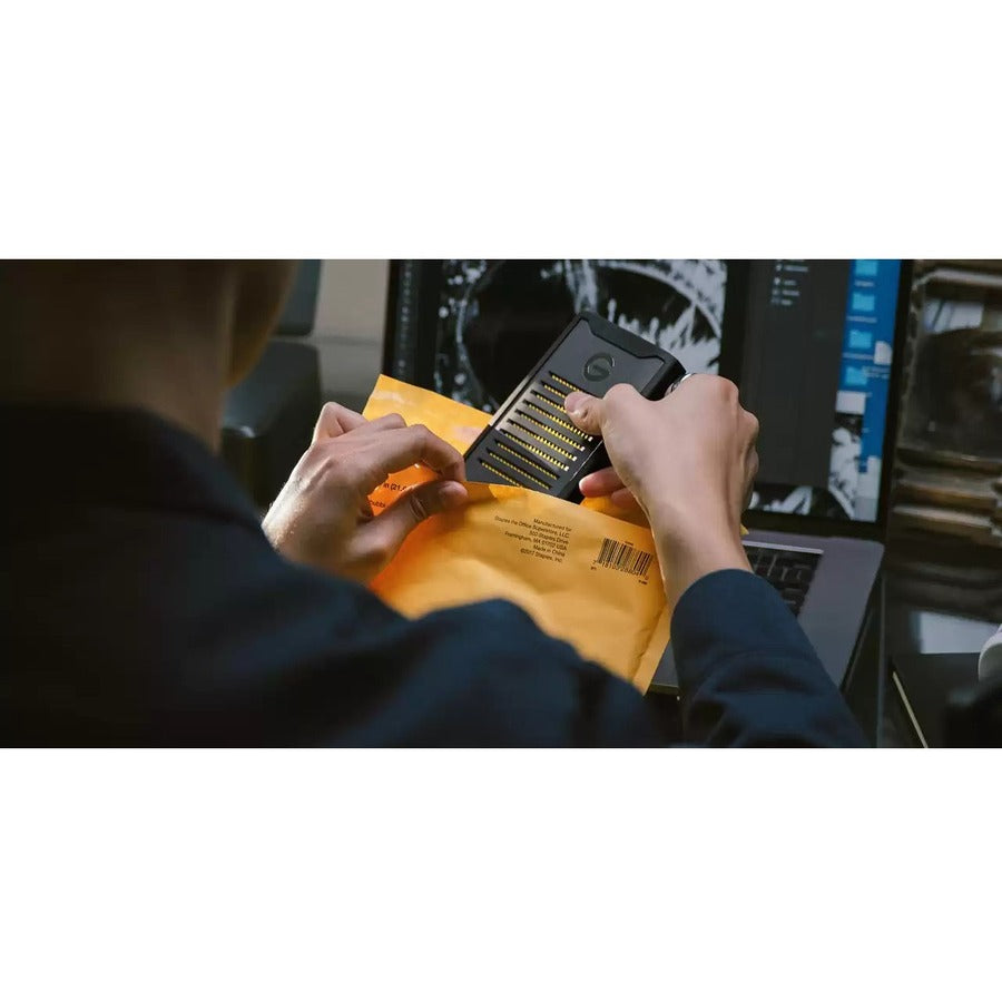 SanDisk Professional G-DRIVE ArmorLock SDPS41A-001T-GBANB Disque SSD portable robuste 1 To - M.2 externe SDPS41A-001T-GBANB