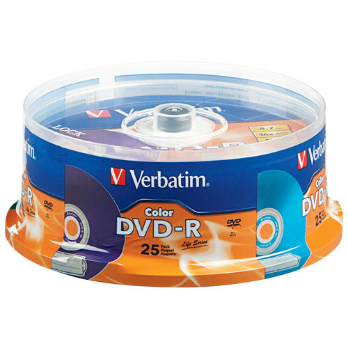 Verbatim 16x DVD-R Media 950584X25PK