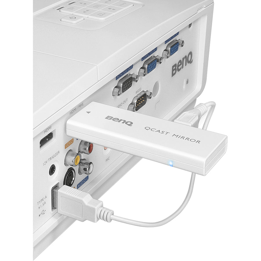 BenQ QCast Mirror QP20 IEEE 802.11ac WiMedia Adapter for Smartphone/Tablet/Notebook 5A.JH328.10A