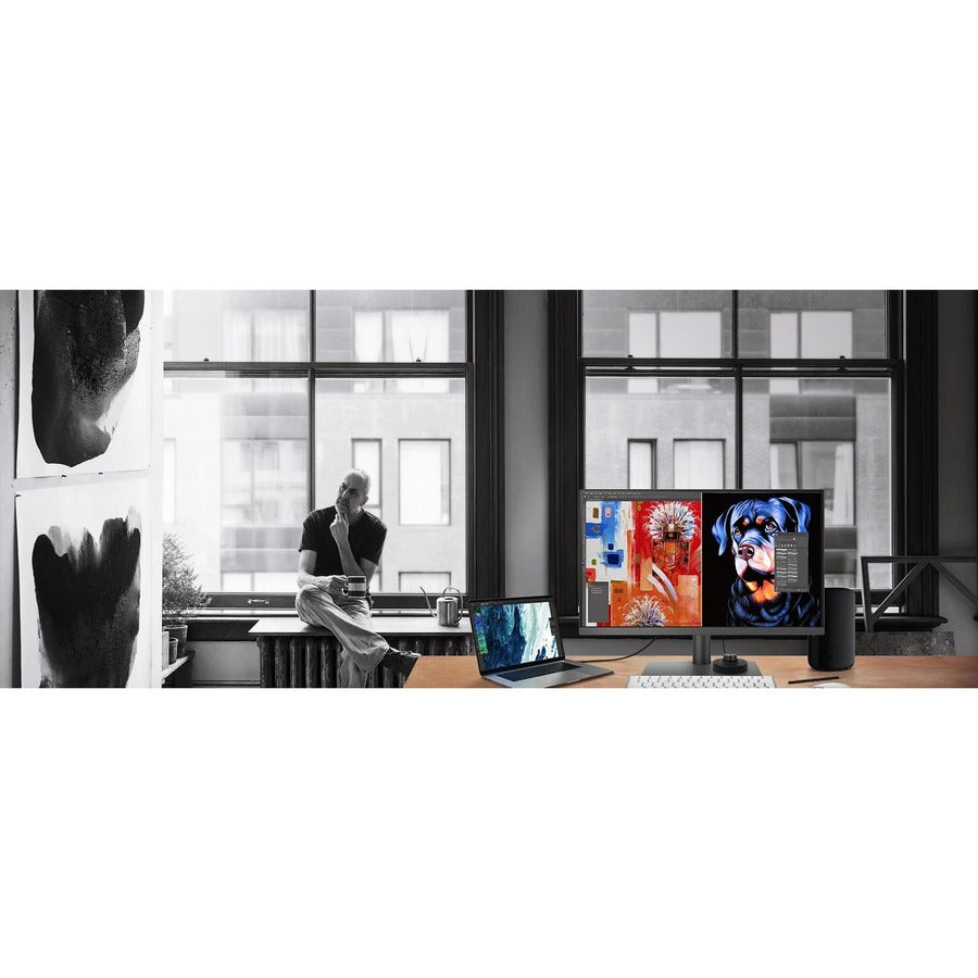 BenQ DesignVue PD2705UA 27" 4K UHD LED LCD Monitor - 16:9 - Dark Gray PD2705UA