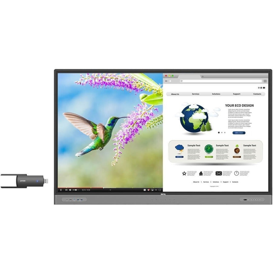 Adaptateur Wi-Fi double bande BenQ TDY31 IEEE 802.11 a/b/g/n/ac pour ordinateur de bureau/ordinateur portable/smartphone 5A.F7W28.DP1