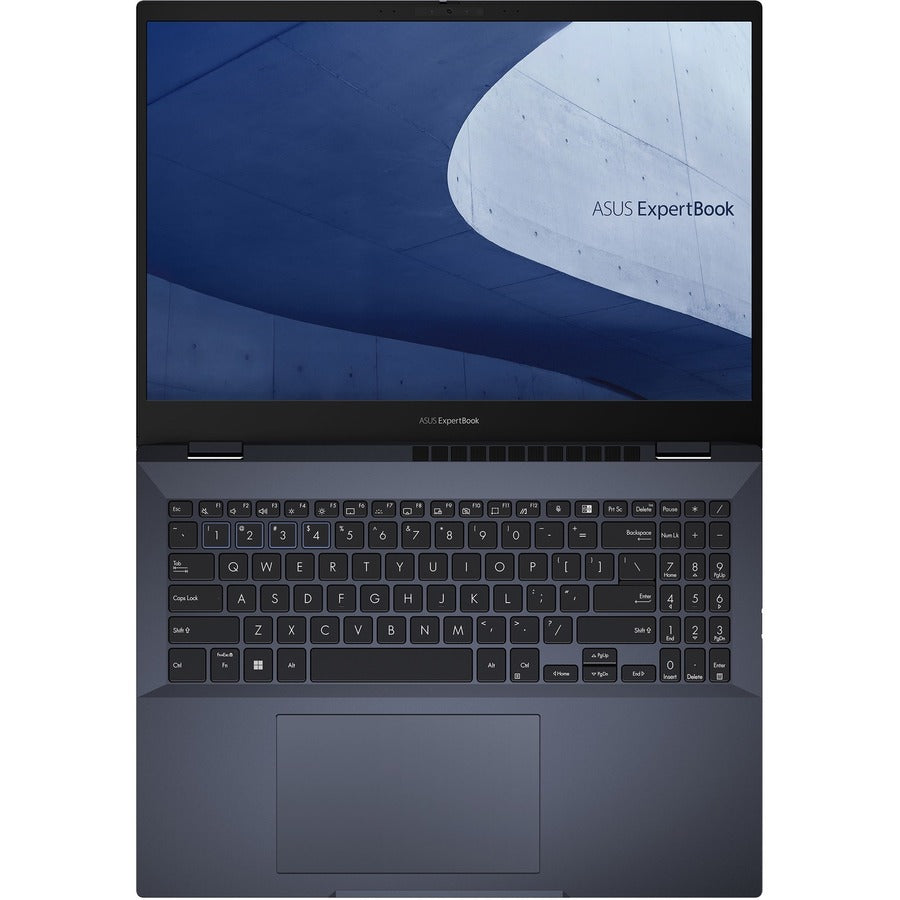 Asus ExpertBook B5 B5602 B5602CBA-Q73P-CB 16" Notebook - WUXGA - 1920 x 1200 - Intel Core i7 12th Gen i7-1260P Dodeca-core (12 Core) 2.10 GHz - 16 GB Total RAM - 8 GB On-board Memory - 512 GB SSD - Star Black B5602CBA-Q73P-CB