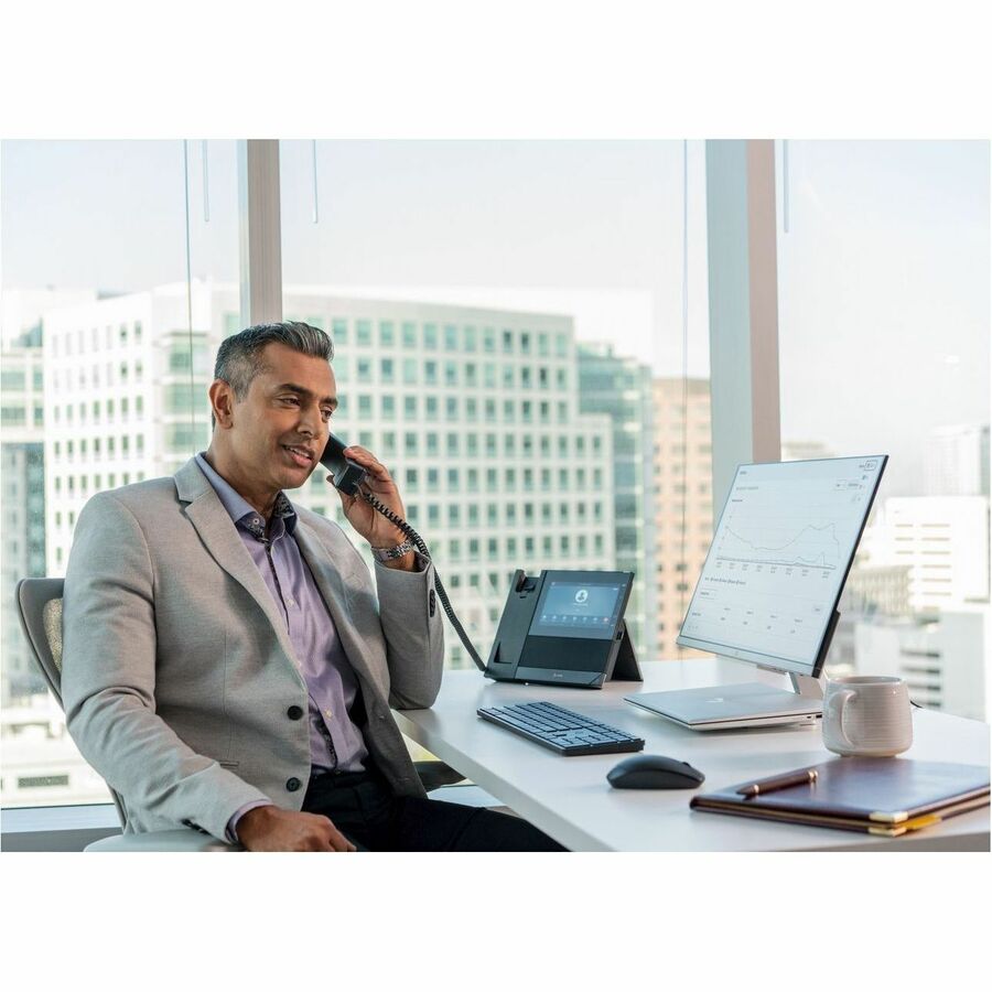 Téléphone IP Poly CCX 600 - Filaire - Avec fil/sans fil - Wi-Fi, Bluetooth - Bureau - Noir 82Z84AA