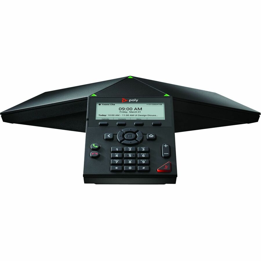 Station de conférence IP Poly Trio 8300 - Filaire - Wi-Fi, Bluetooth - Noir 849A0AA#AC3